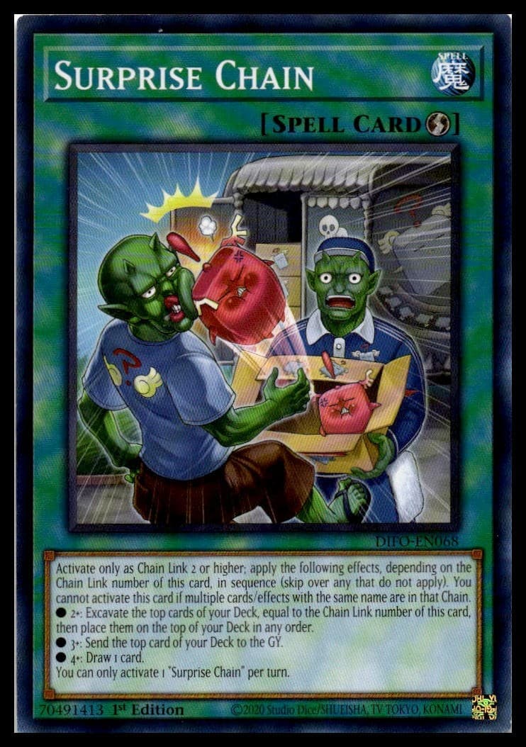 Surprise Chain 1st Edition Common Dimension Force DIFO-EN068 NM