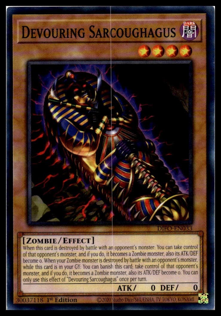 Devouring Sarcoughagus 1st Edition Common Dimension Force DIFO-EN033 NM