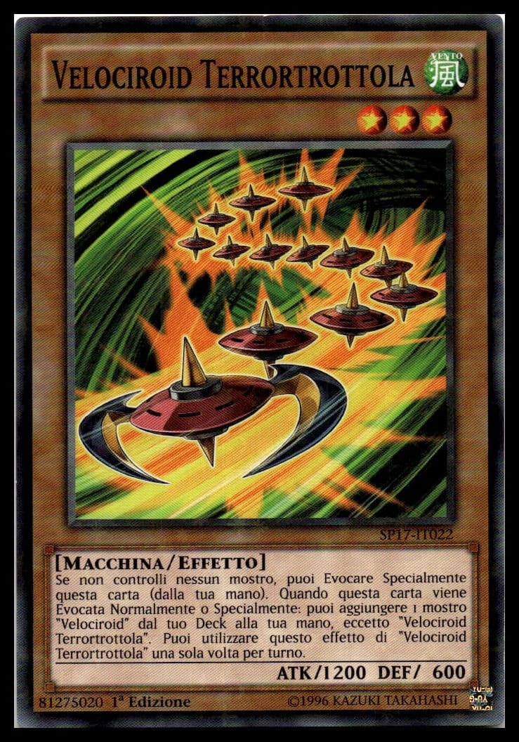 Speedroid Terrortop 1st Edition Common Legendary Duelists
