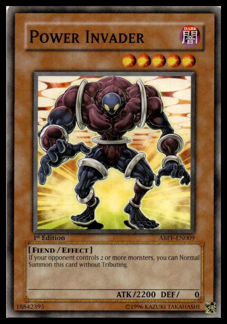 Power Invader Unlimited Common Absolute Powerforce ABPF-EN009 NM