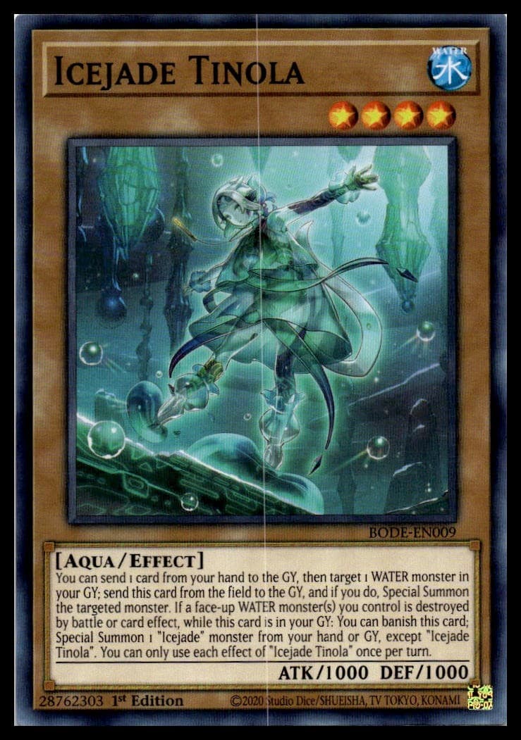 Icejade Tinola 1st Edition Common 2022 Tin of the Pharaoh's Gods MP22-EN190 NM