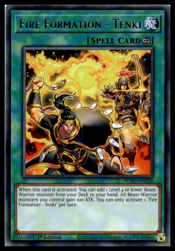 Fire Formation - Tenki 1st Edition Common Legendary Modern Decks