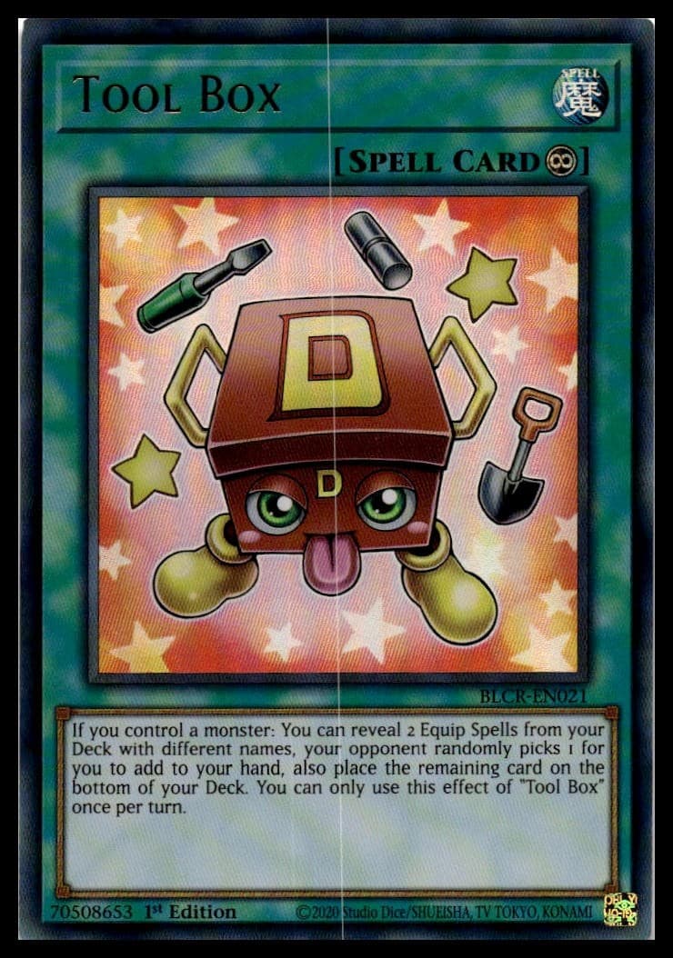 Tool Box 1st Edition Ultra Rare Battles of Legend: Crystal Revenge BLCR-EN021 NM