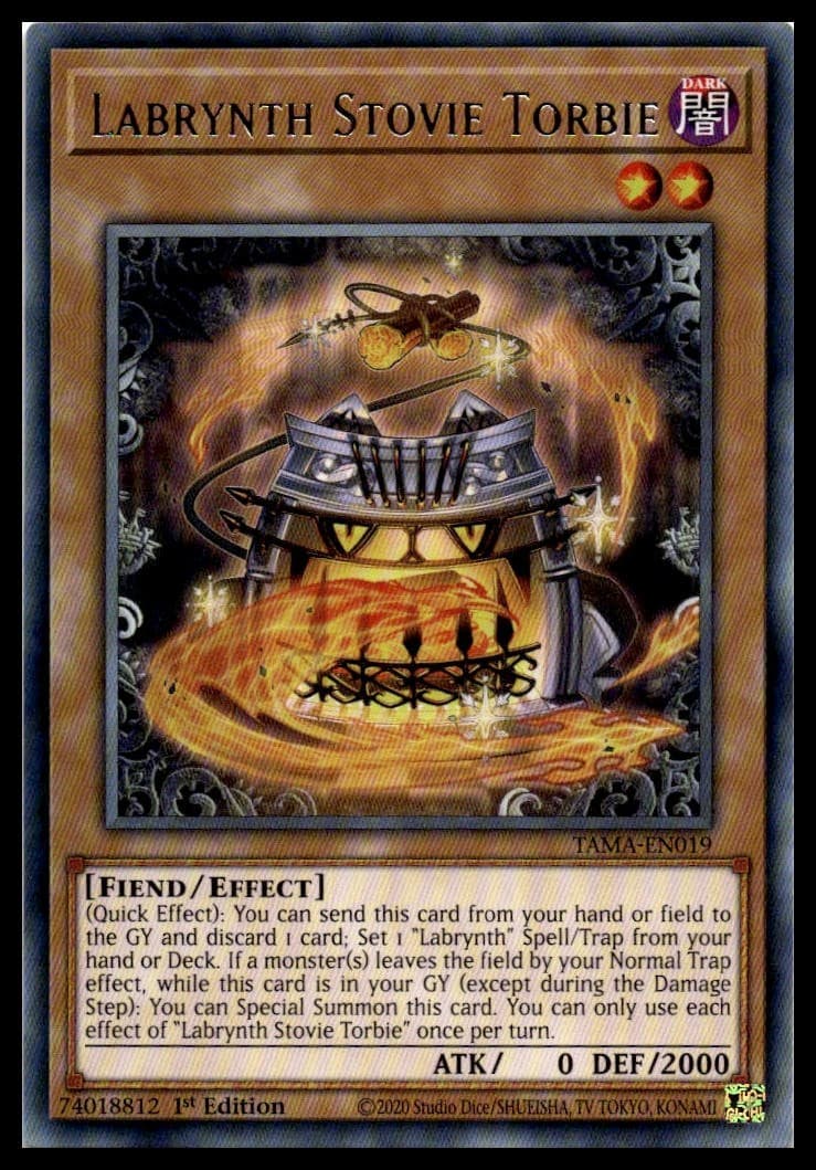 Labrynth Stovie Torbie 1st Edition Rare Tactical Masters TAMA-EN019 NM