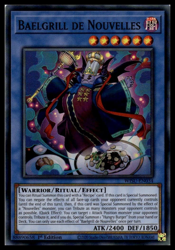 Baelgrill de Nouvelles 1st Edition Super Rare Wild Survivors WISU-EN034 NM