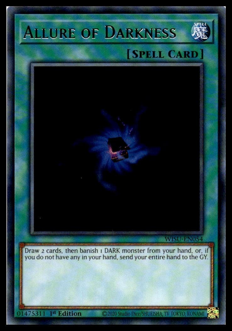 Allure of Darkness 1st Edition Rare Wild Survivors WISU-EN054 NM