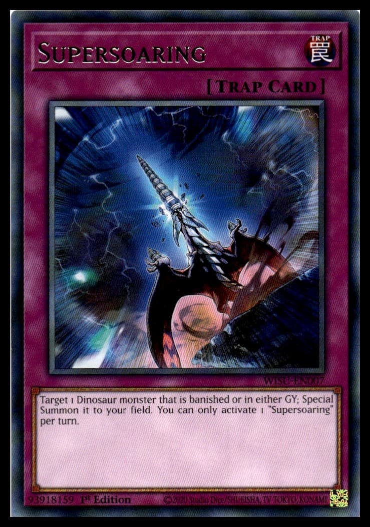 Supersoaring 1st Edition Rare Wild Survivors WISU-EN007 NM