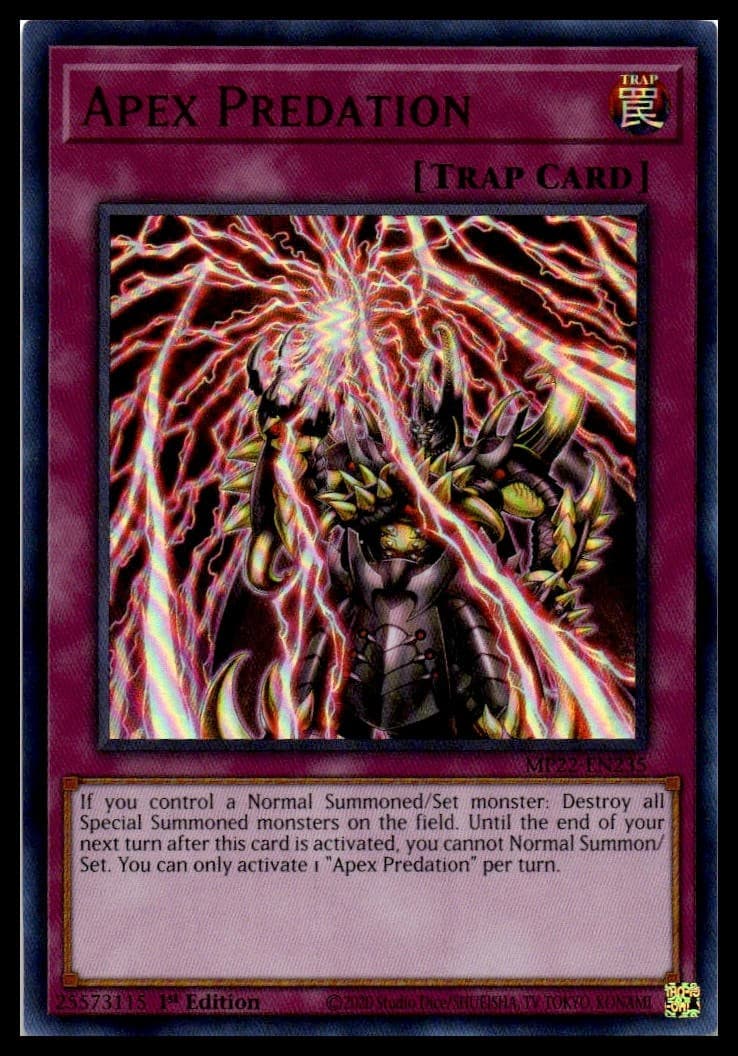 Apex Predation 1st Edition Common Burst of Destiny BODE-EN084 NM