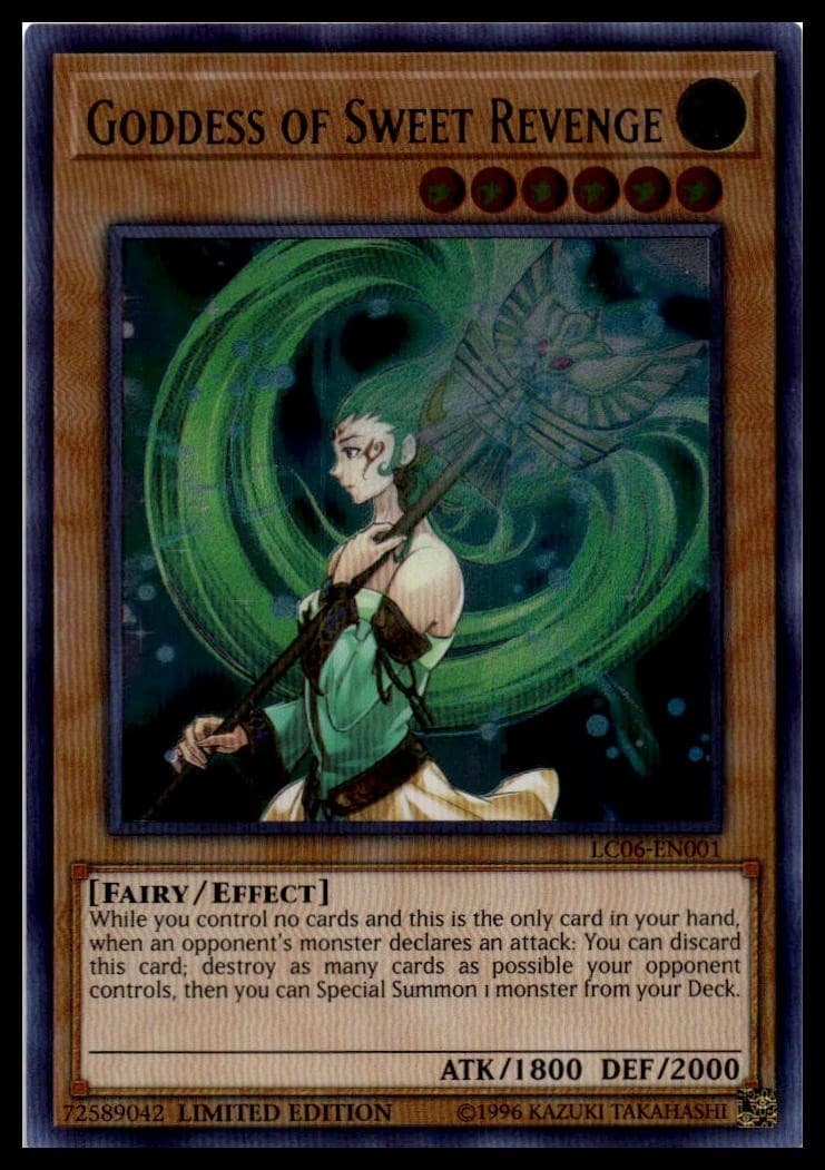 Goddess of Sweet Revenge Unlimited Secret Rare Legendary Collection