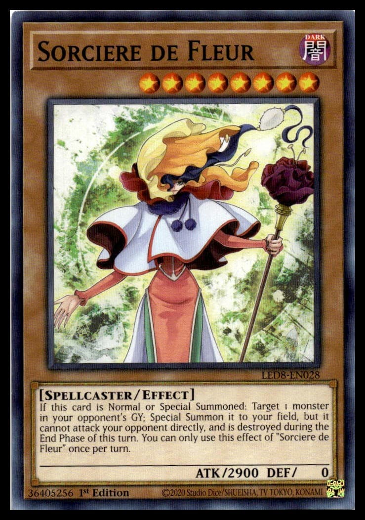 Sorciere de Fleur 1st Edition Common Legendary Duelists: Synchro