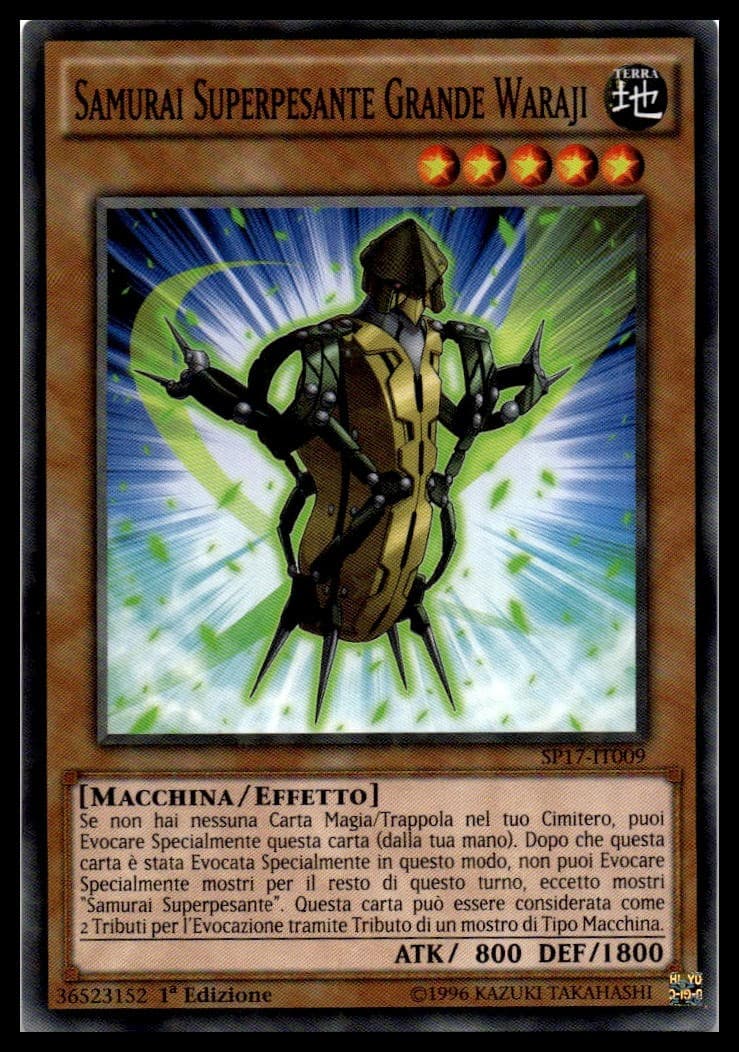 Superheavy Samurai Soulpiercer 1st Edition