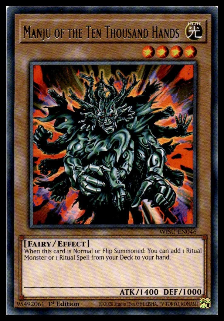 Manju of the Ten Thousand Hands Unlimited Common Dark