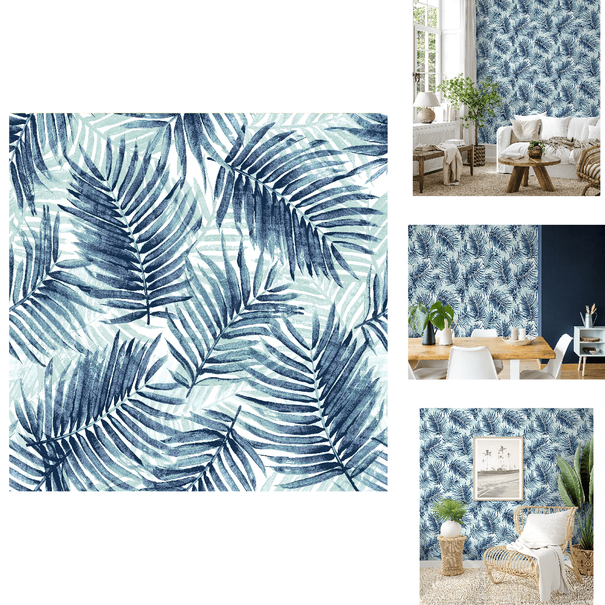 Bahama - And Stick Wallpaper Tropical Wallpaper For Bedroom Powder