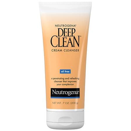 Neutrogena Deep Clean Oil-Free Daily Facial Cream Cleanser  7 Fl. Oz - Thumbnail 2