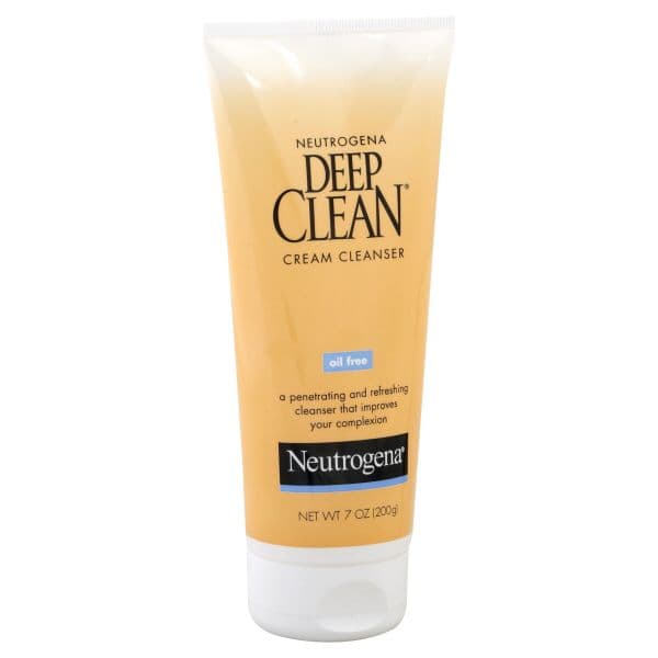 Neutrogena Deep Clean Oil-Free Daily Facial Cream Cleanser  7 Fl. Oz - Thumbnail 3