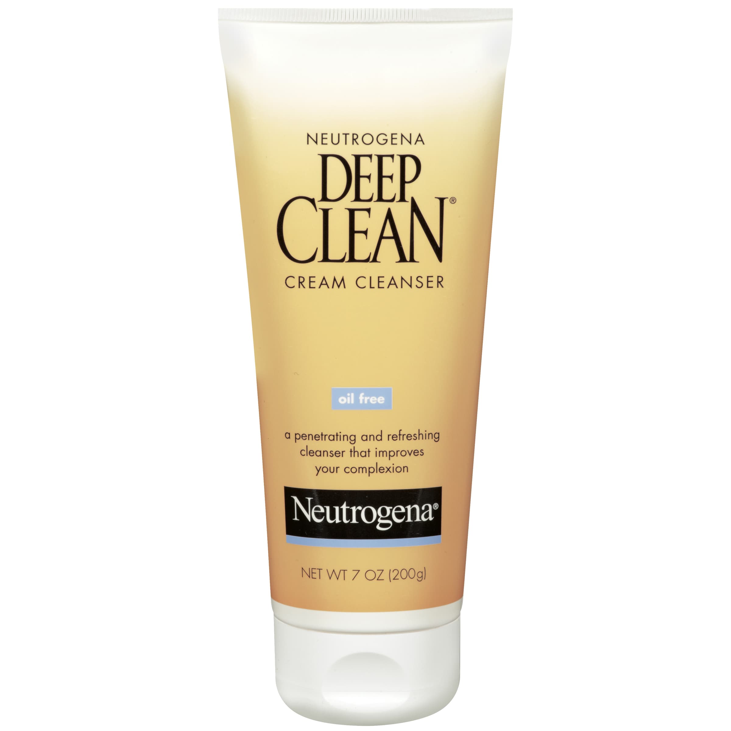 Neutrogena Deep Clean Oil-Free Daily Facial Cream Cleanser  7 Fl. Oz - Thumbnail 4