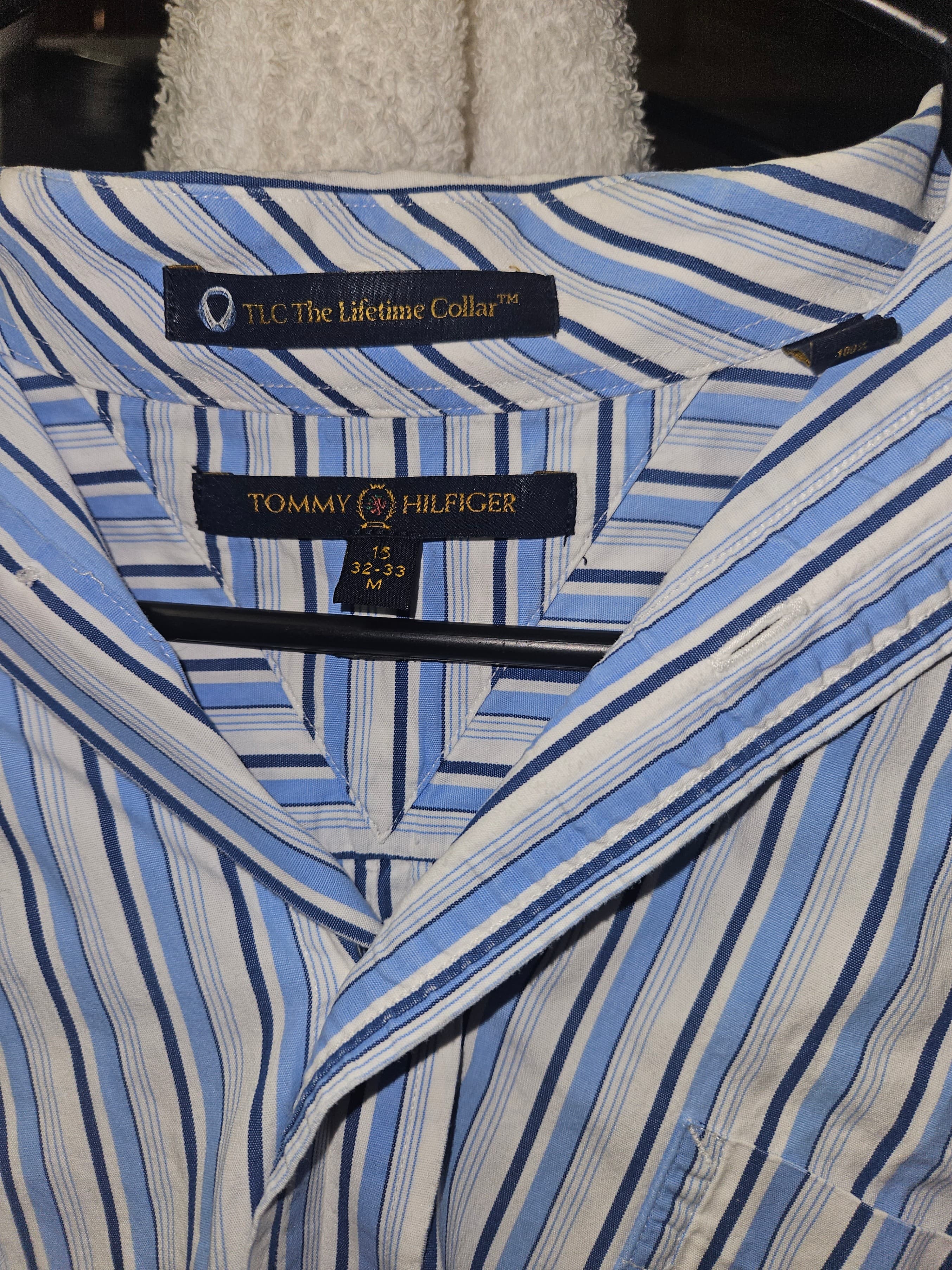 Tommy Hilfiger Men's Striped Button-Up Shirt - Thumbnail 2