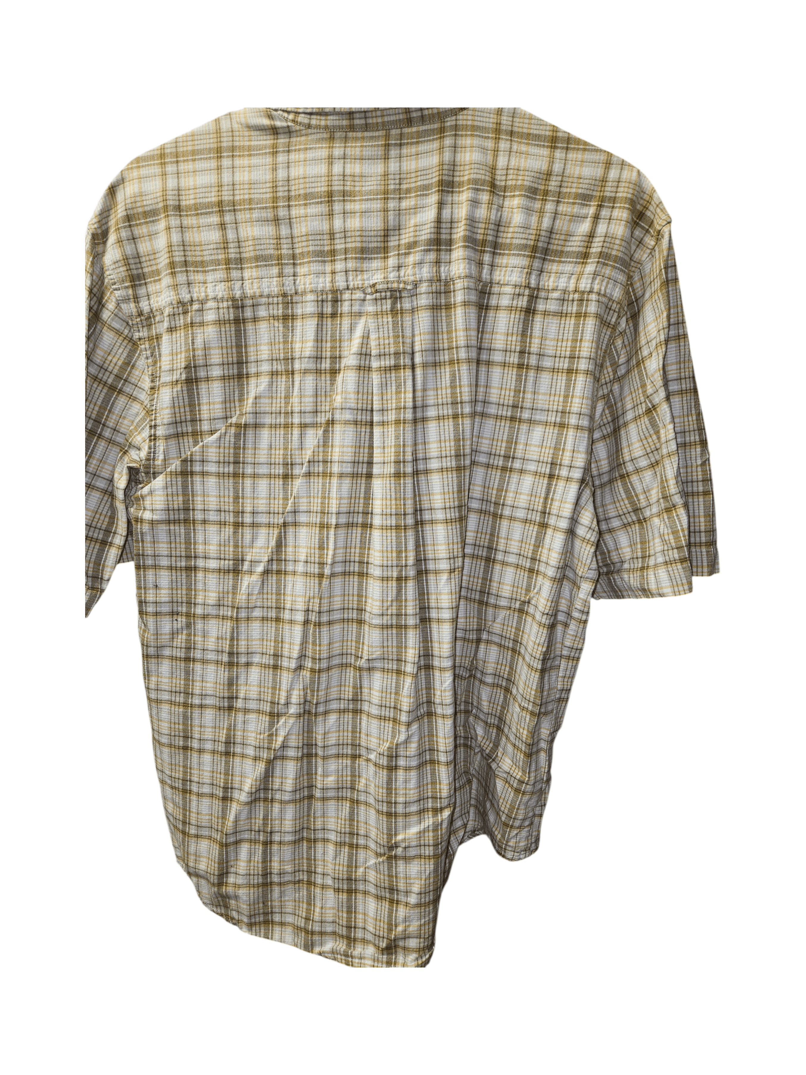 Woolrich Men's Plaid Short Sleeve Button-Up Shirt XL - Thumbnail 3