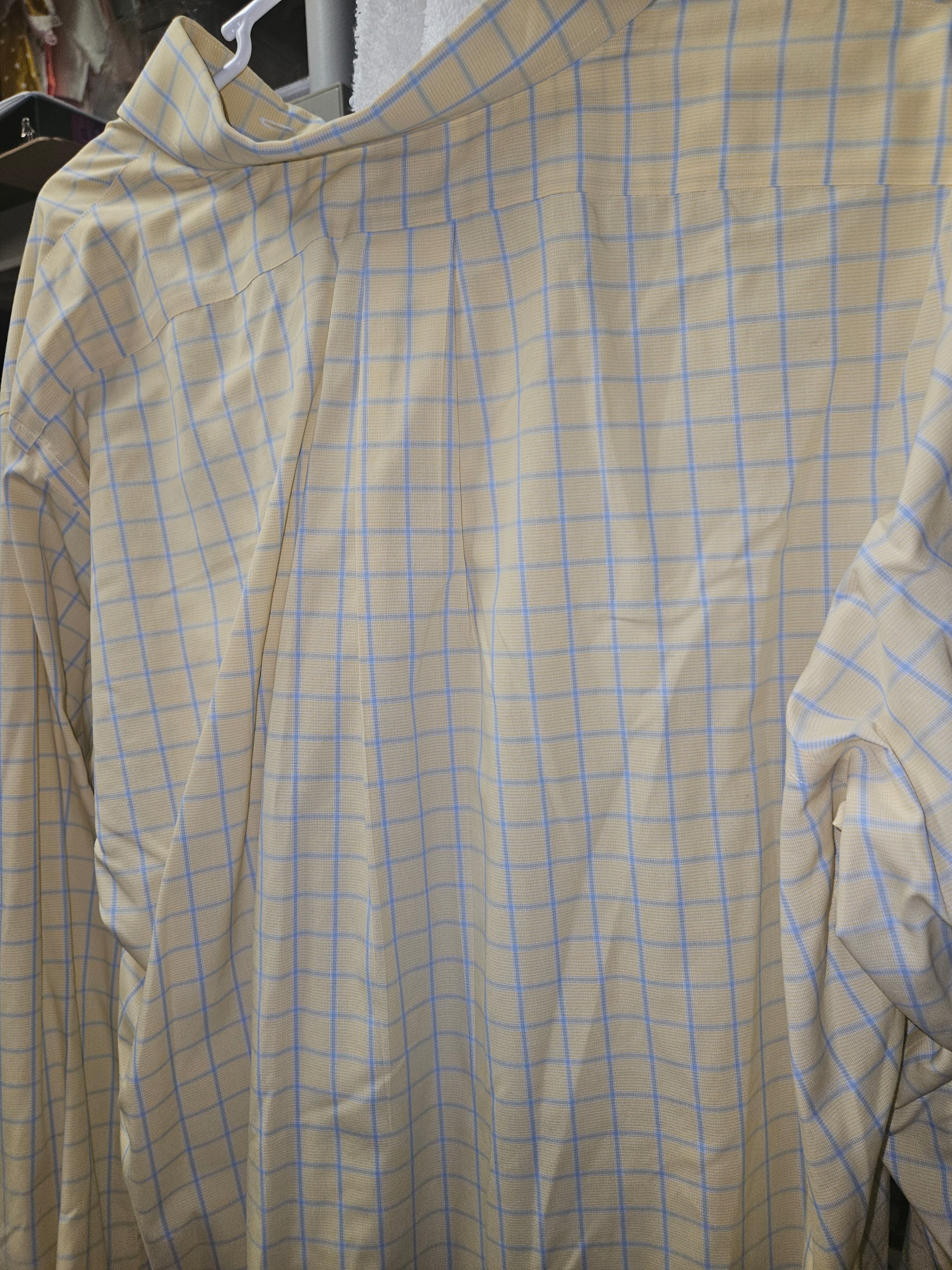 Brooks Brothers Men's Checkered Dress Shirt 16.5 34 - Thumbnail 3