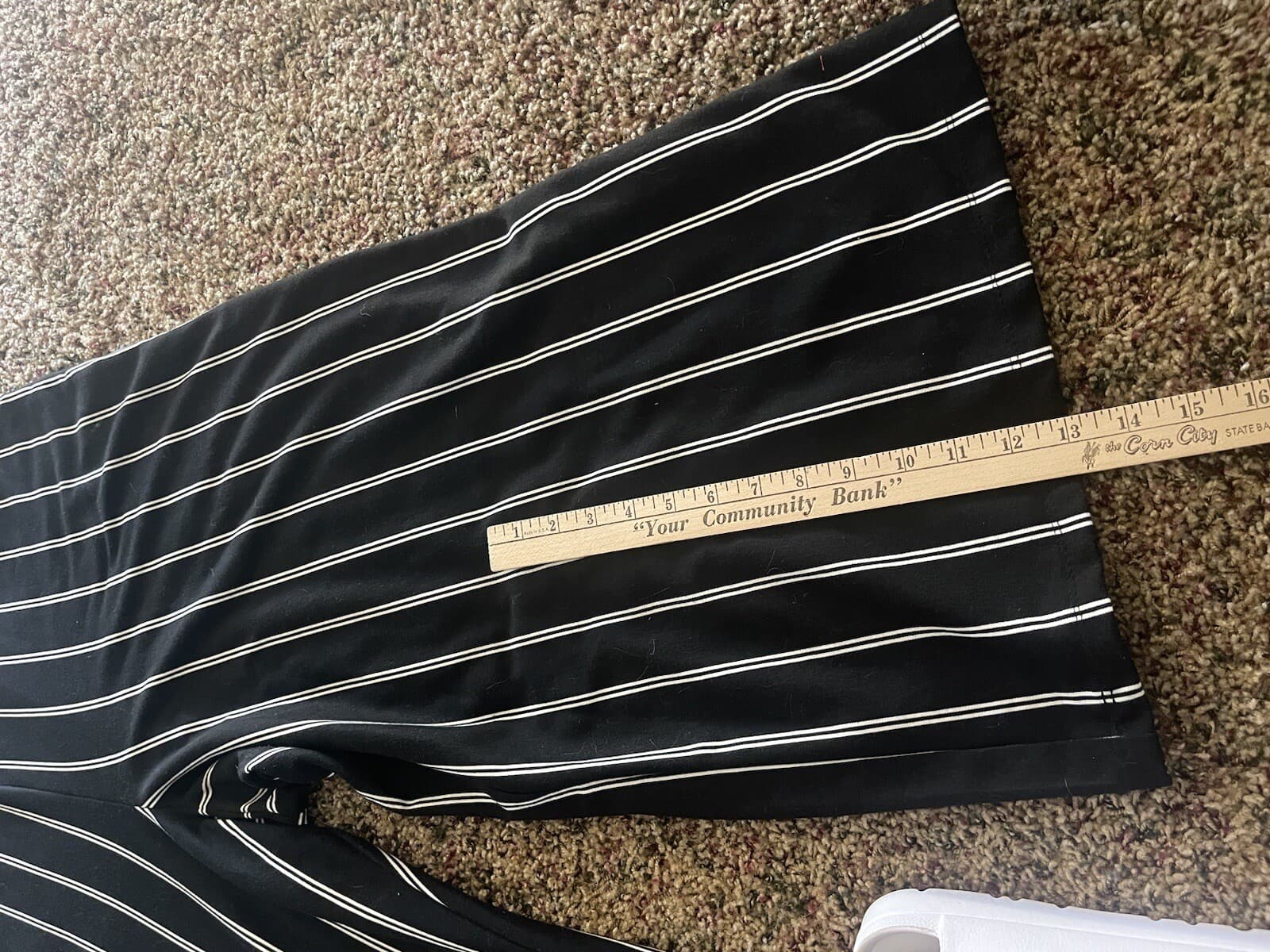 Rewind black white striped jumpsuit 3X - Thumbnail 6