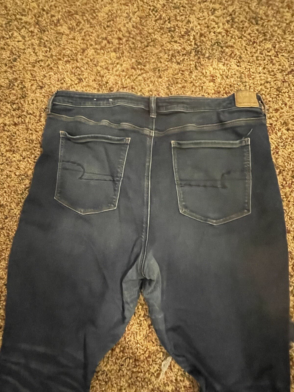American Eagle Super High Rise Jegging Destructed Size 22 Regular - Thumbnail 7