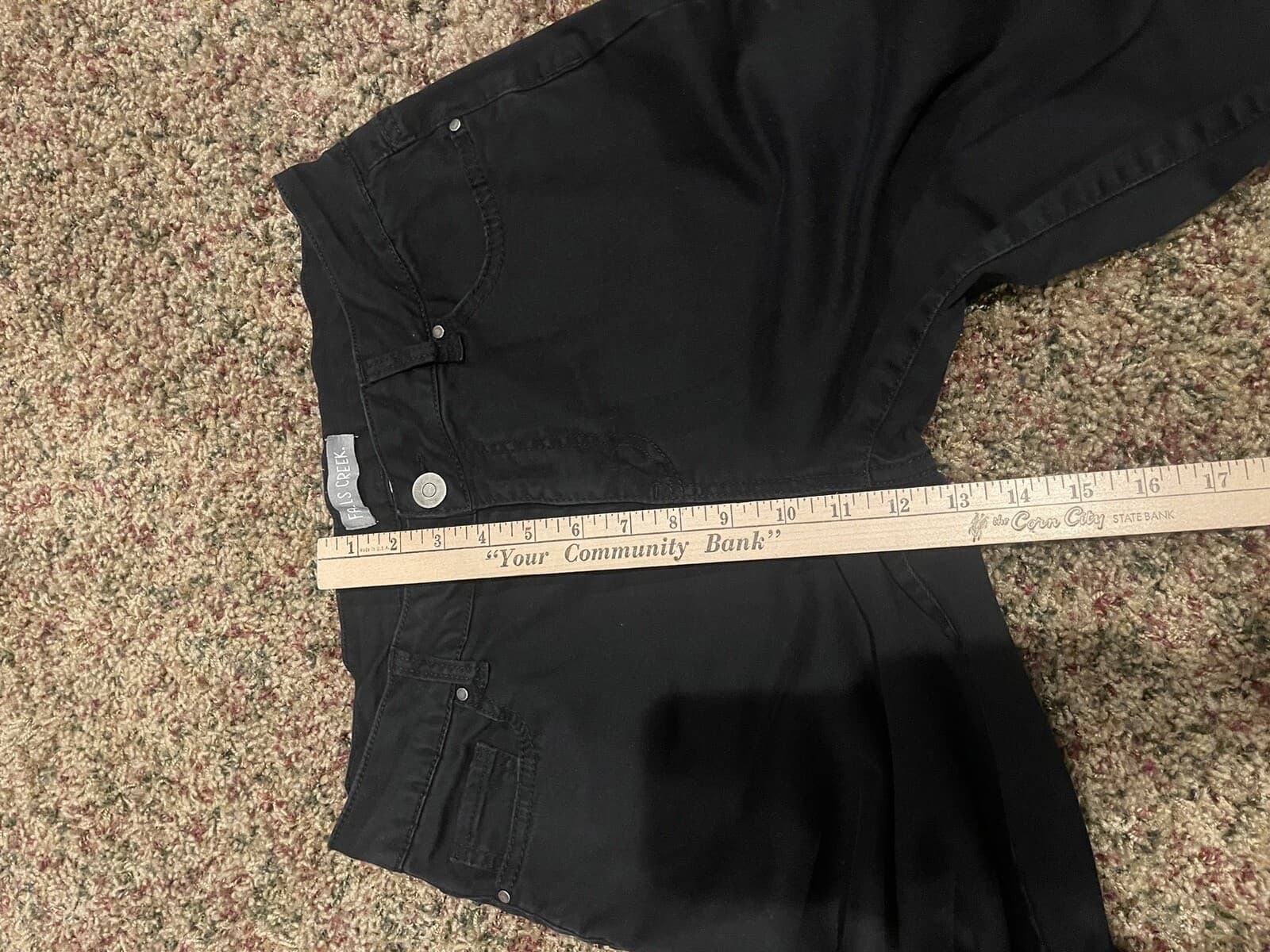 Falls Creek Women Black Casual Pants 12 - Thumbnail 4