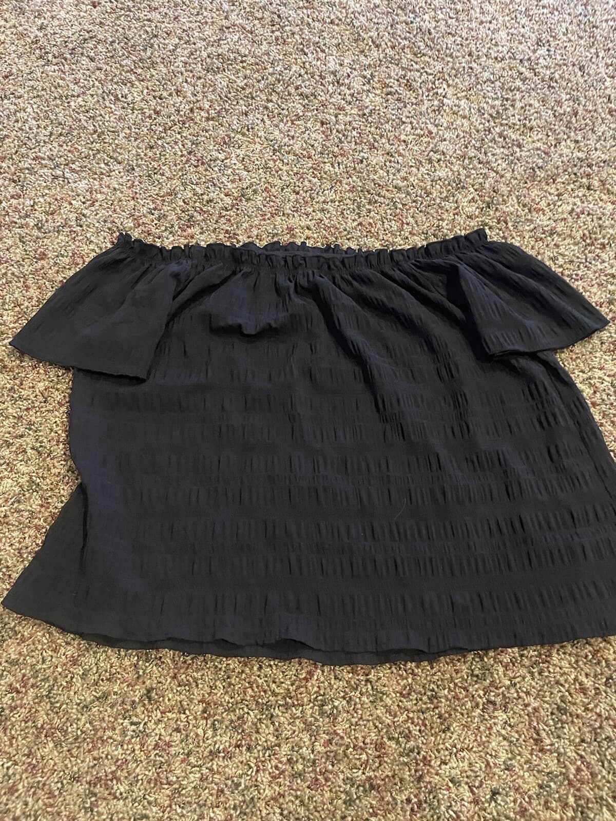 Emery Rose black short sleeve sexy shoulder top 3XL - Thumbnail 5