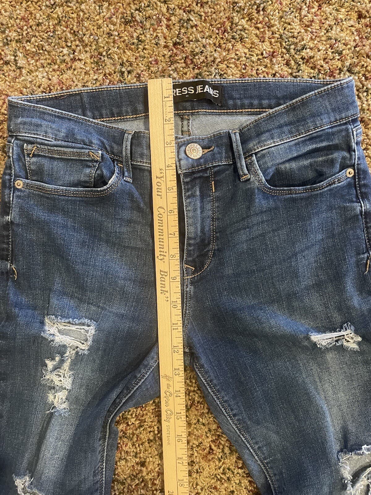 Express jean leggings destructed size 10R - Thumbnail 4