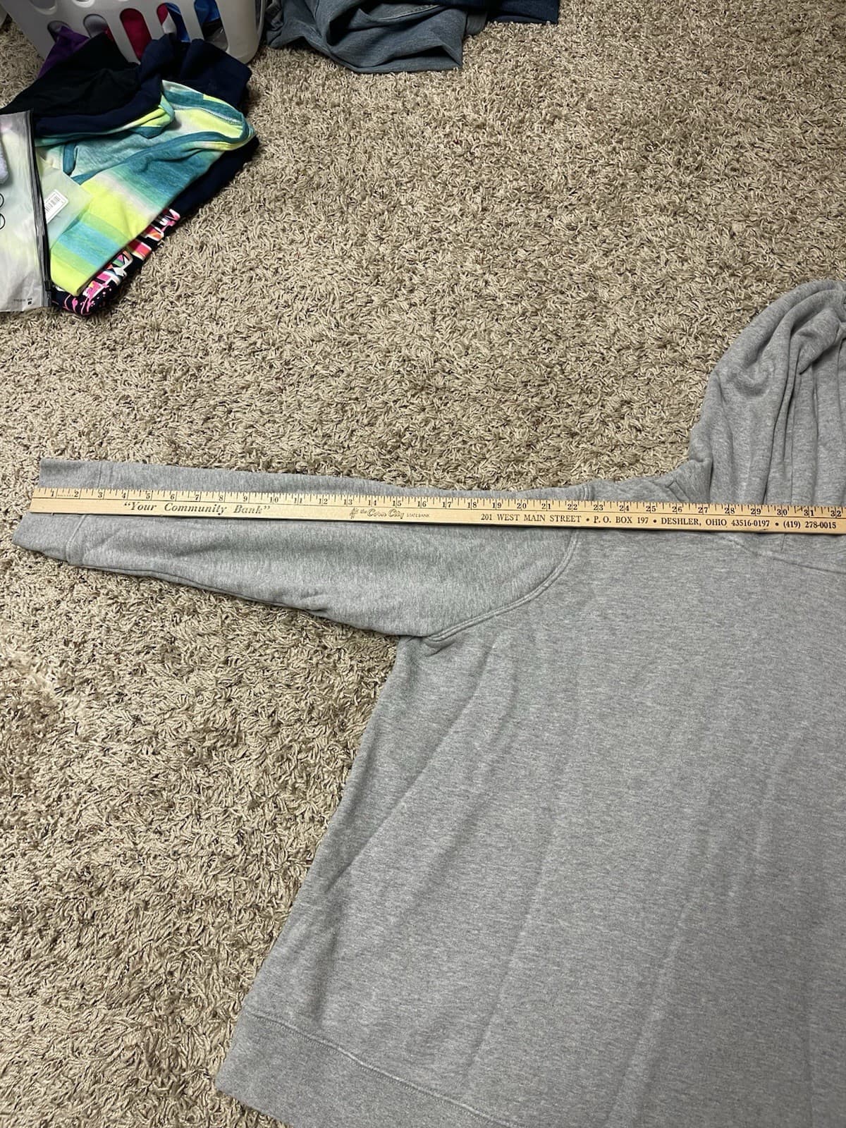 Adidas gray hooded sweatshirt womens' XL - Thumbnail 6