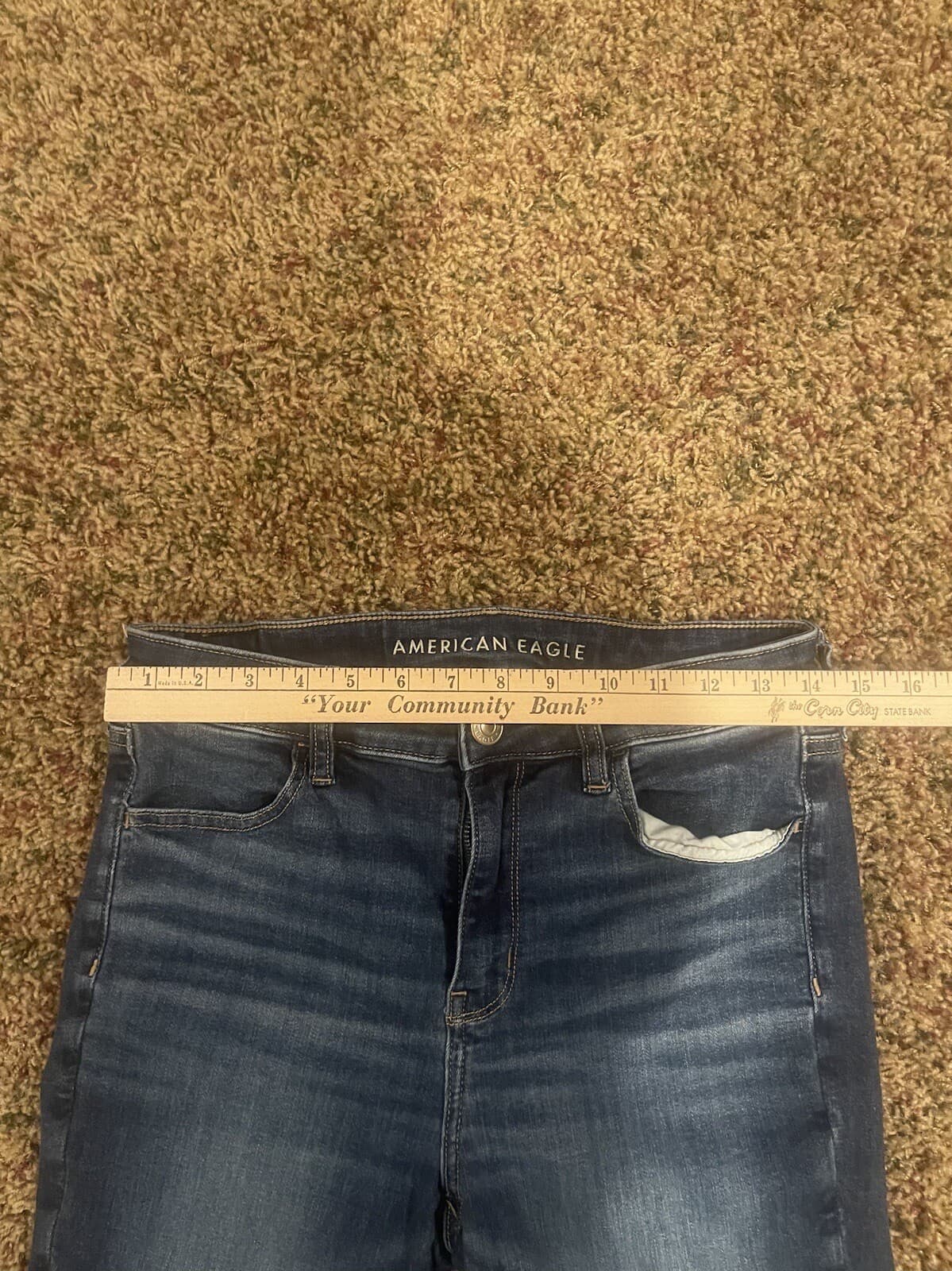 American Eagle Hi-Rise Jegging 10R - Thumbnail 5