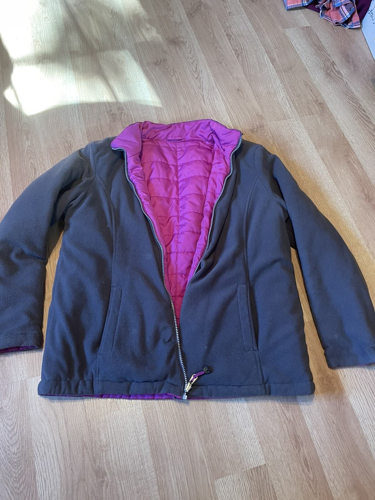 Faded Glory Reversible Winter Coat Womens’ M (8-10) - Thumbnail 2