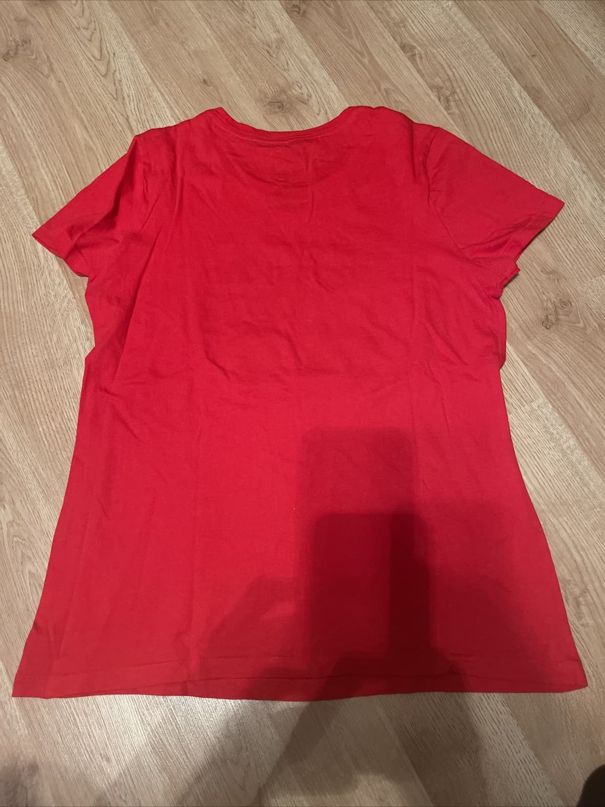Majorette Mom Twirl Baton red glitter Tshirt Large - Thumbnail 3