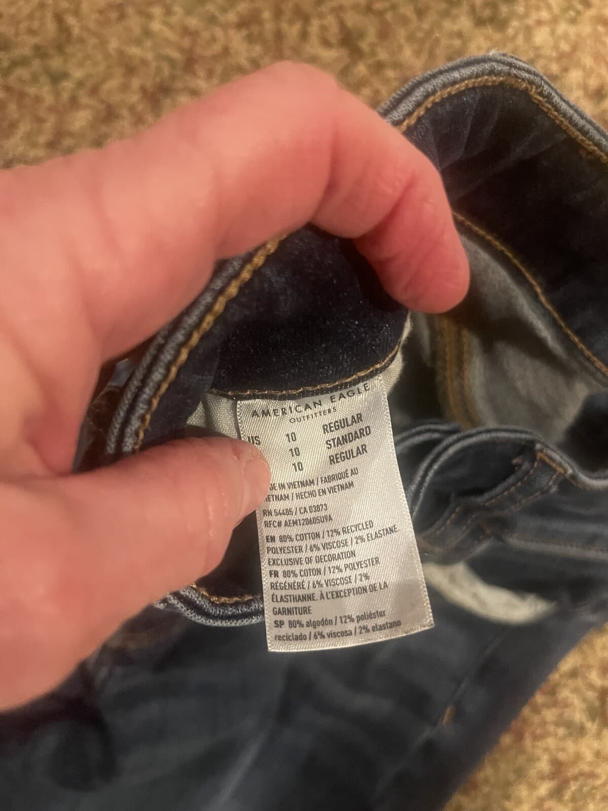 American Eagle Hi-Rise Jegging 10R - Thumbnail 3
