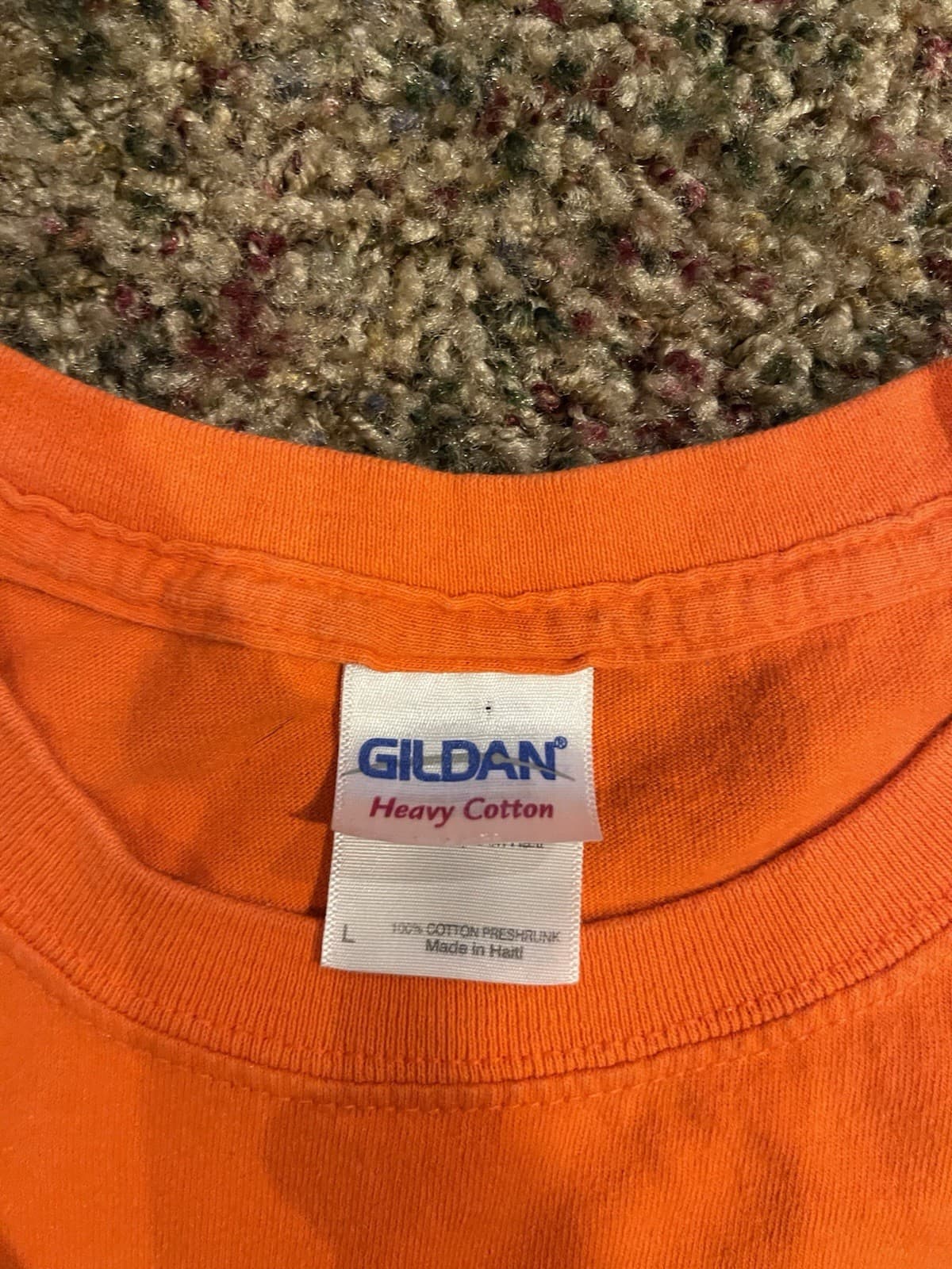 Gildan Bowling Green State University Falcon orange Tshirt Large - Thumbnail 4