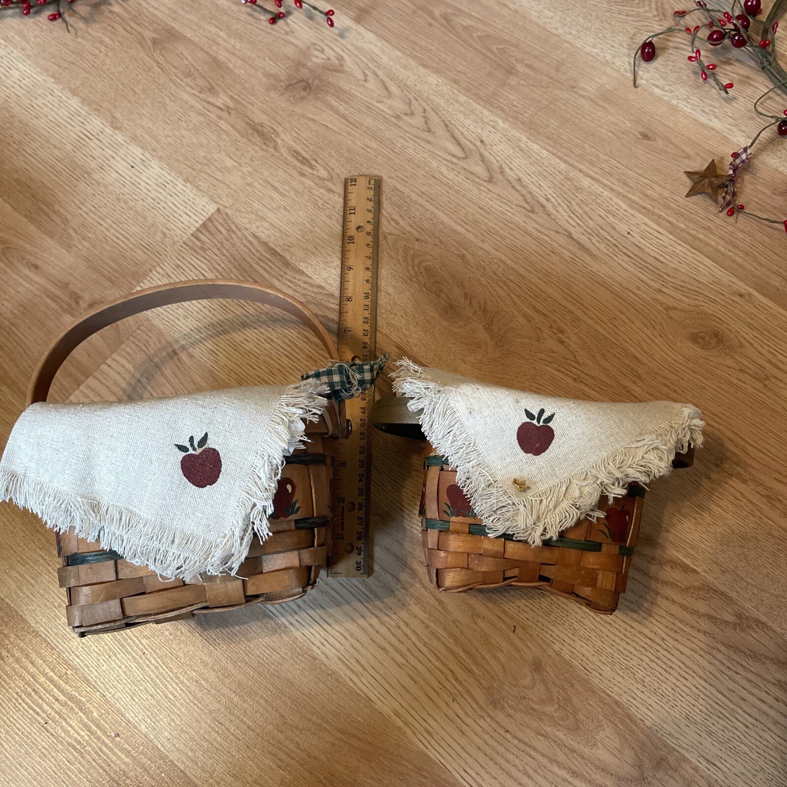 Basket set of 2 apples - Thumbnail 3