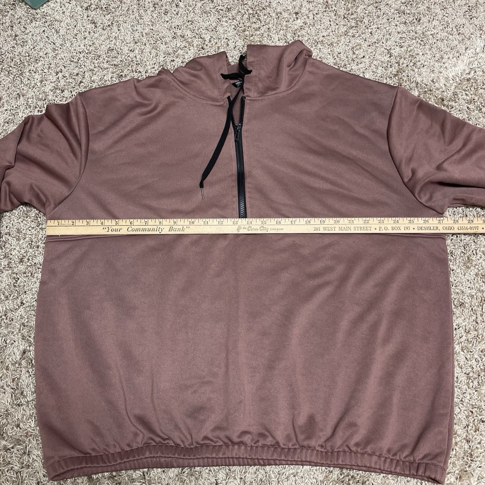 Shein curve 4XL 1/4 zip hoodie - Thumbnail 7