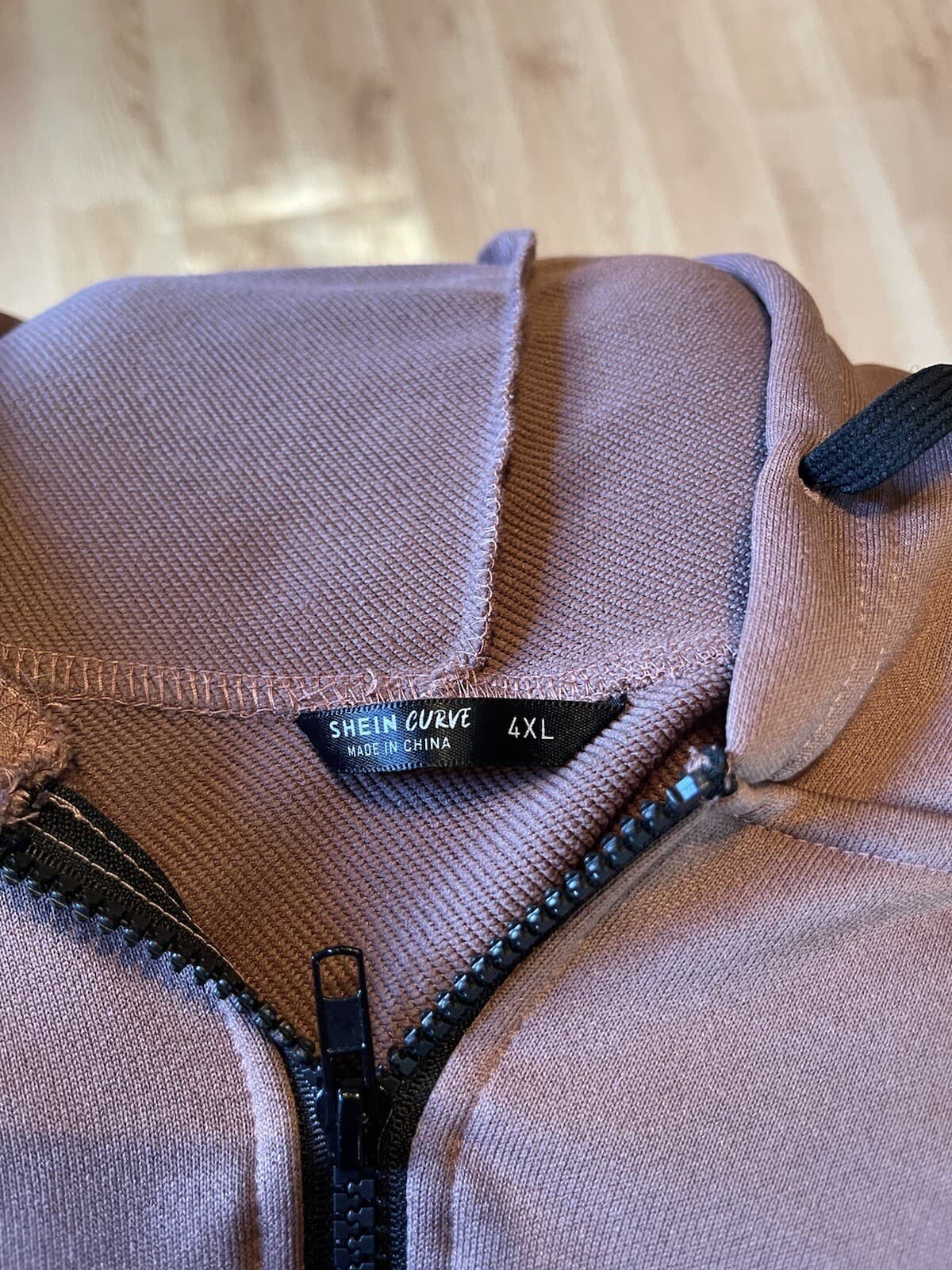 Shein curve 4XL 1/4 zip hoodie - Thumbnail 3