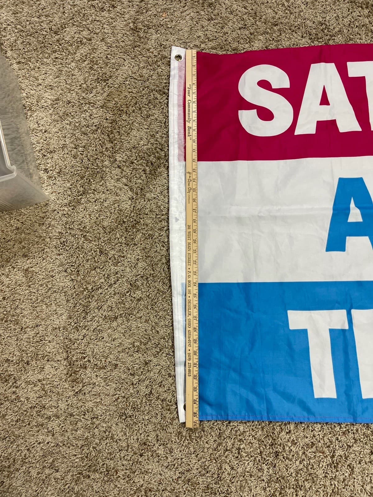 Saturdays are for the Girls Banner Anley 3' x 5' - Thumbnail 3