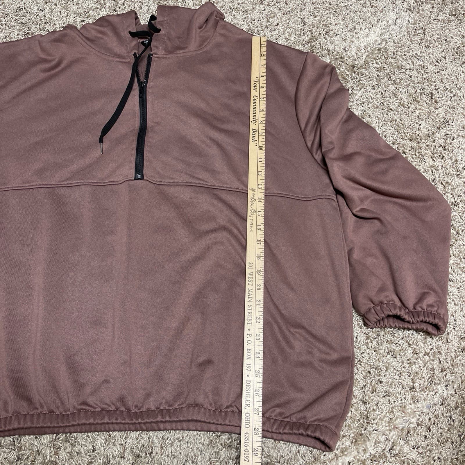 Shein curve 4XL 1/4 zip hoodie - Thumbnail 6