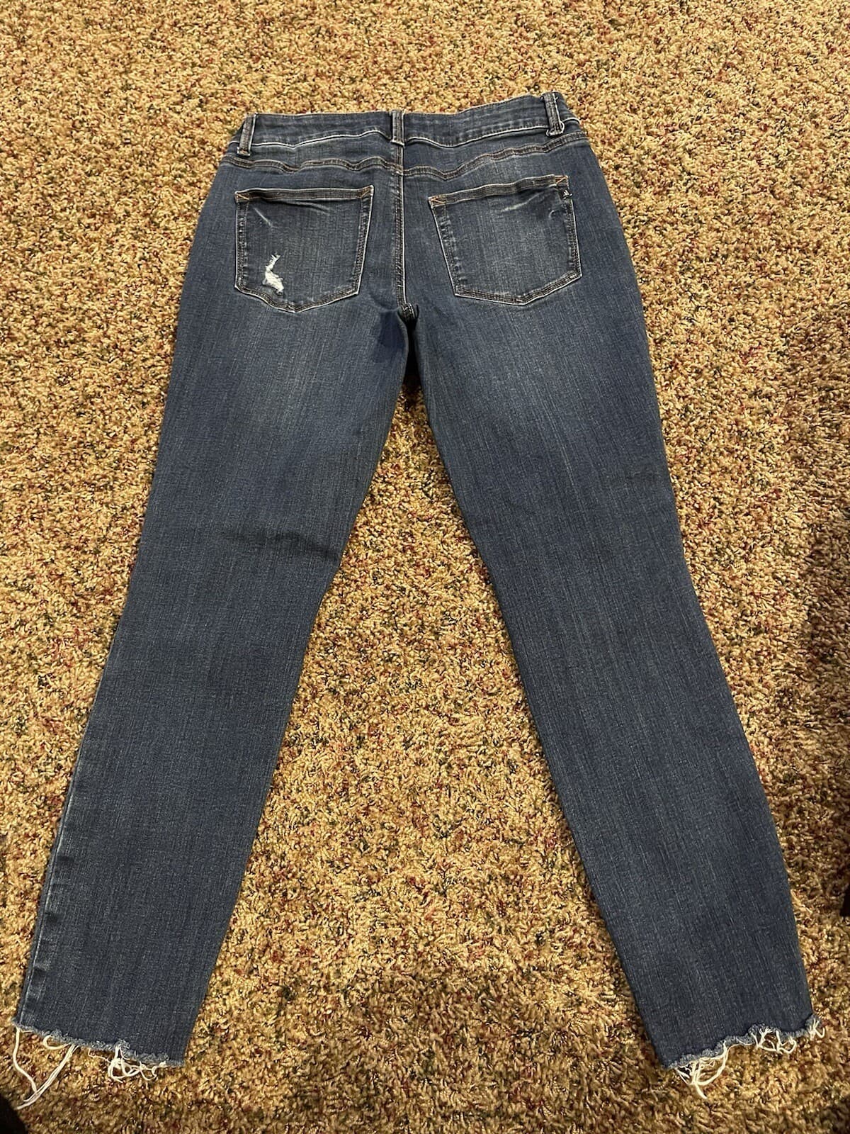m jeans by maurices mid rise skinny destructed Med. Long - Thumbnail 7