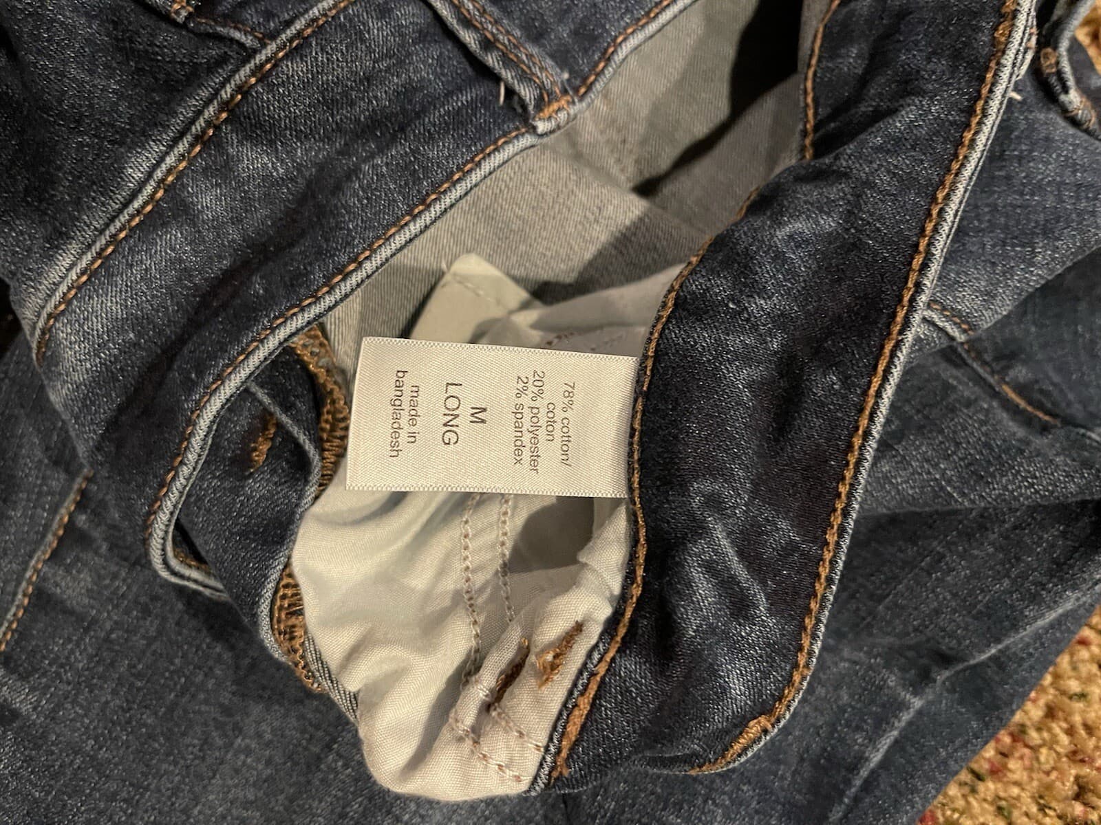 m jeans by maurices mid rise skinny destructed Med. Long - Thumbnail 6