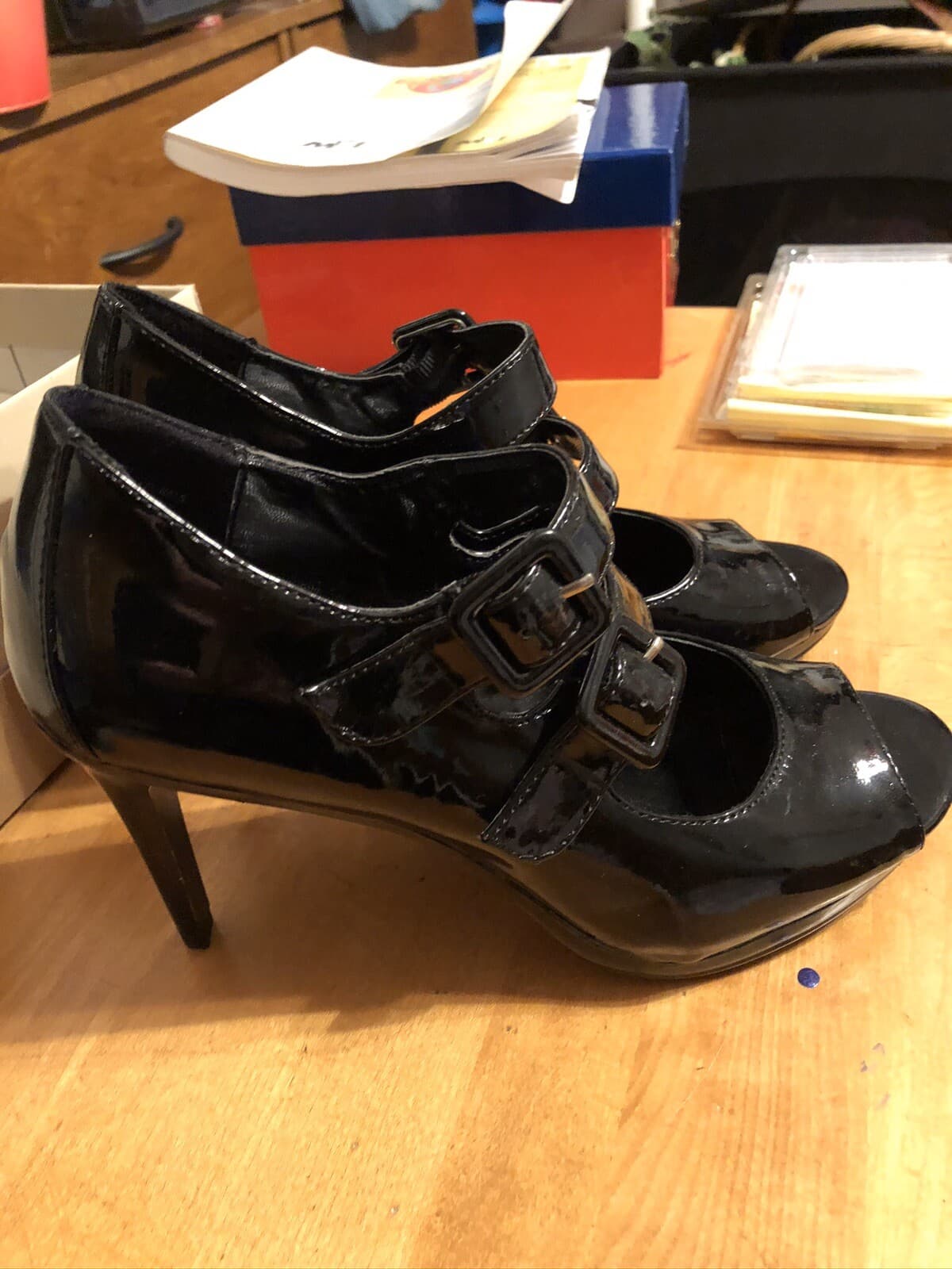 patent leather shoes for women Size 8 M - Thumbnail 2