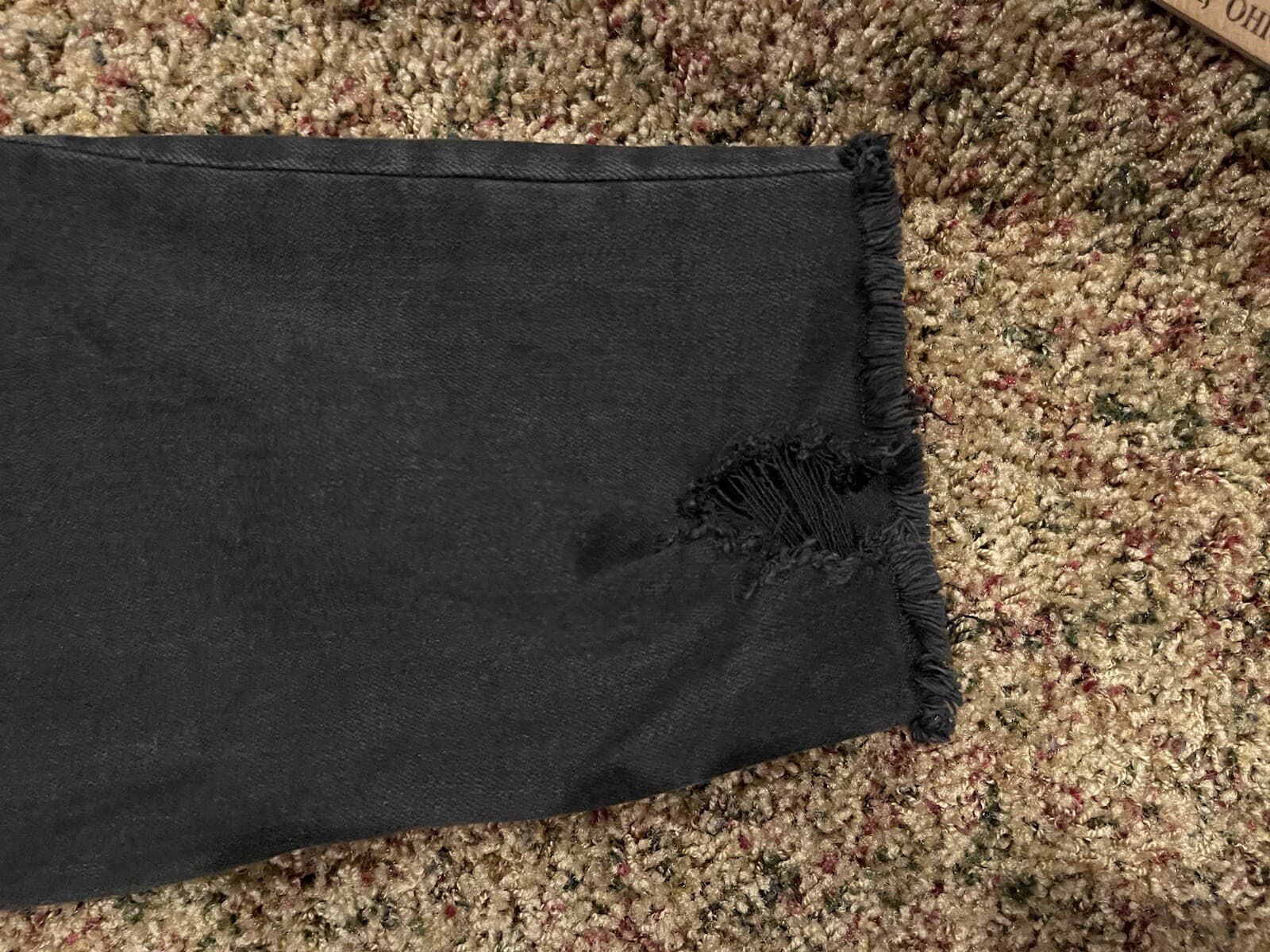 terra & sky womens jeans size 22W black destucted ankle/short - Thumbnail 7