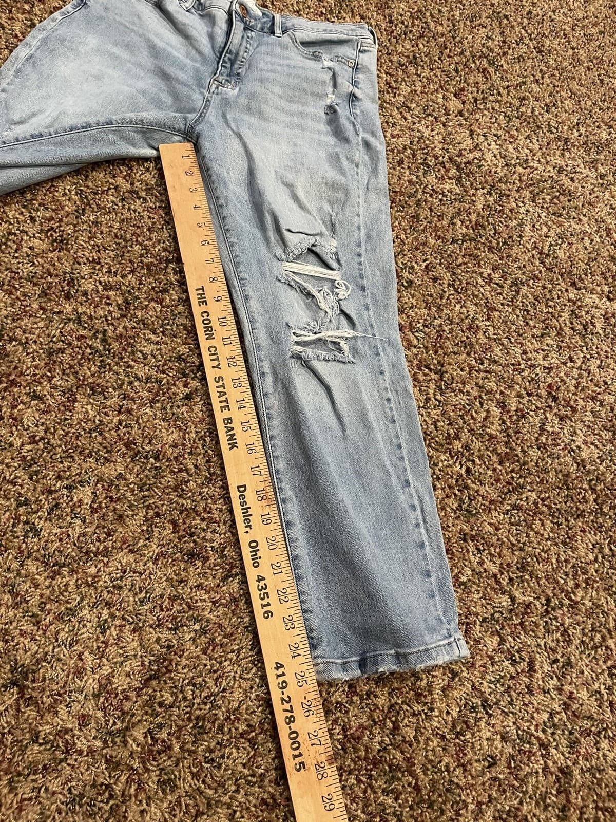 Sofia Jeans by Sofia Vergara Light Wash Beatrix Relaxed Boyfriend Size 10 - Thumbnail 2