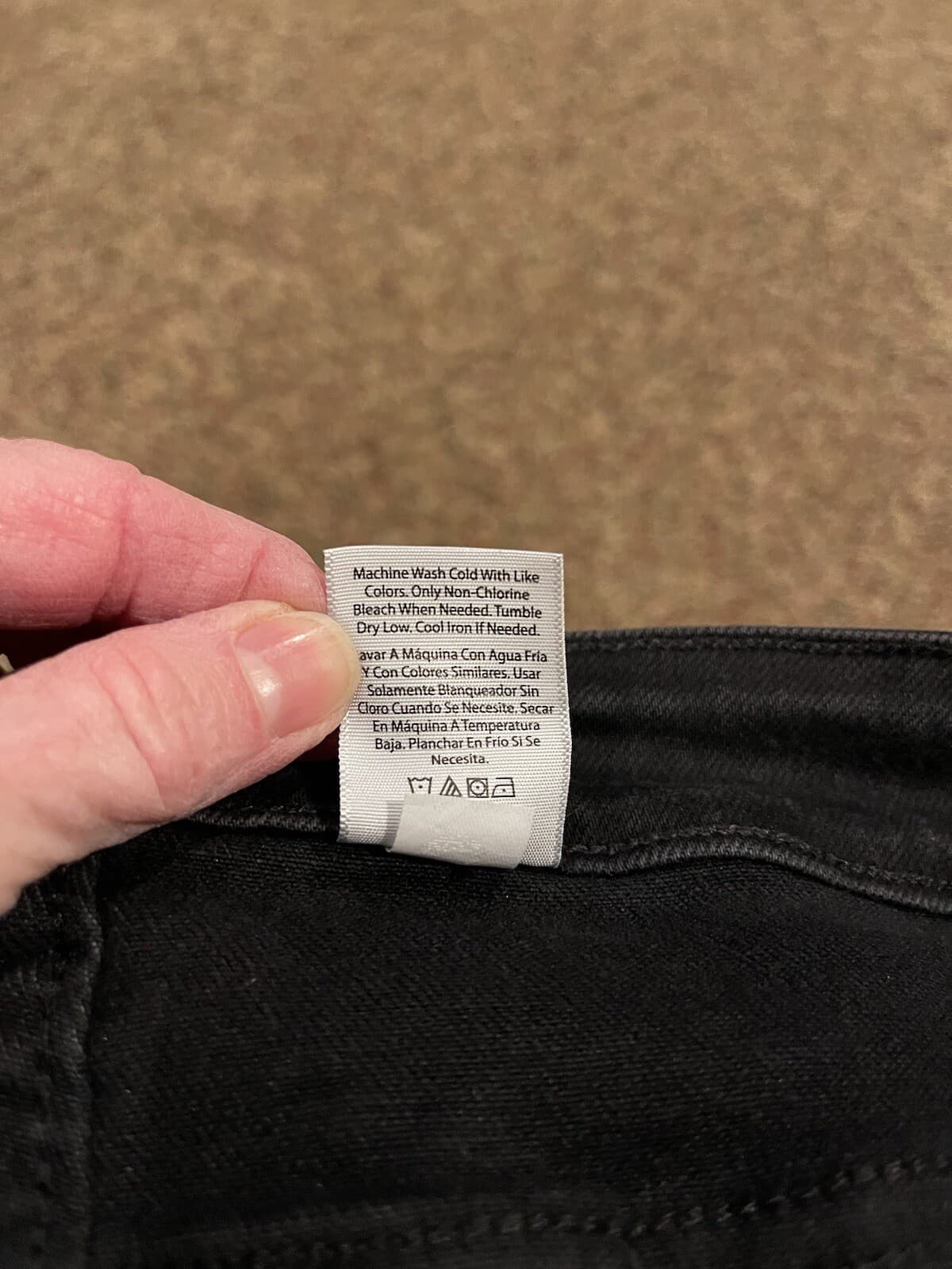 terra & sky womens jeans size 22W black destucted ankle/short - Thumbnail 9