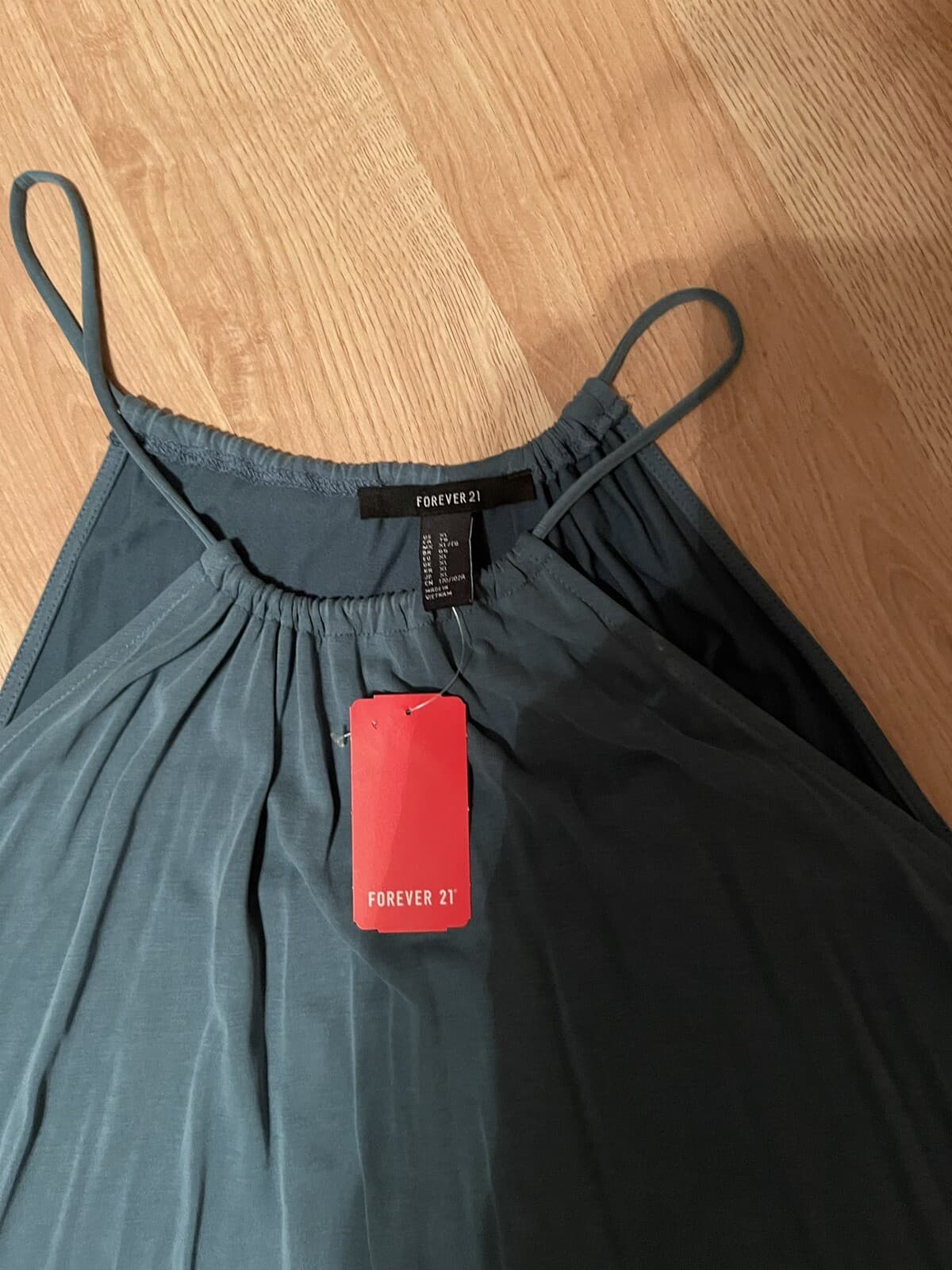 Forever 21 Teal short dress XL NWT - Thumbnail 3