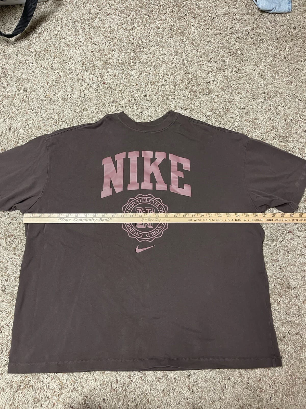 Nike Tee Oversized Womans XL brown pink - Thumbnail 4