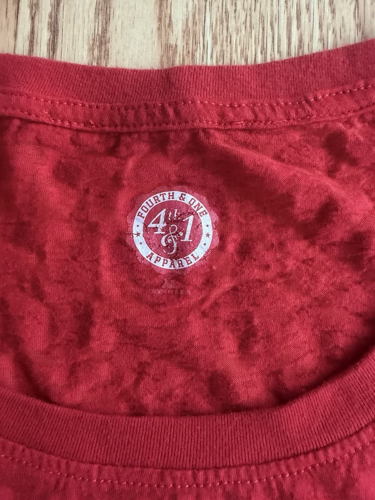 Ohio State Buckeyes red short sleeve 4th & 1 Apparel Womens' Large - Thumbnail 2