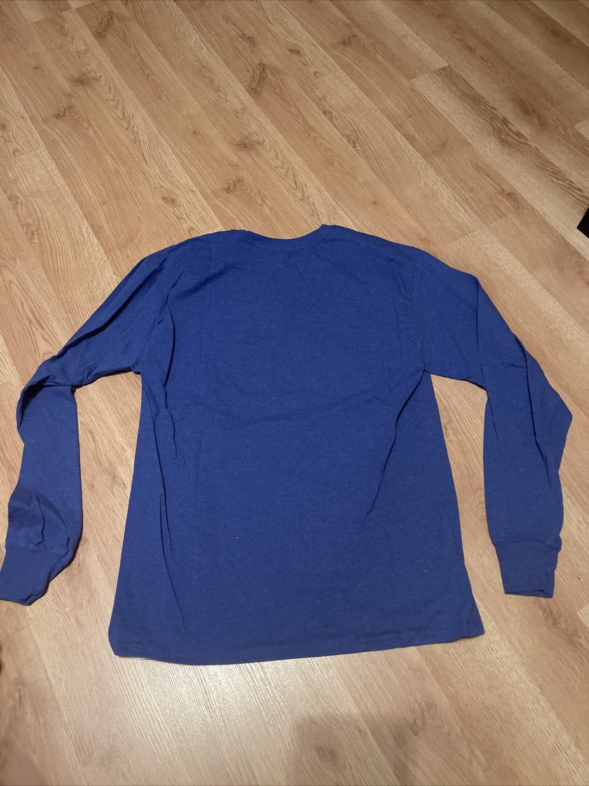 Majorette Mom Twirl Baton Royal Blue glitter Long Sleeve Tshirt Medium - Thumbnail 4