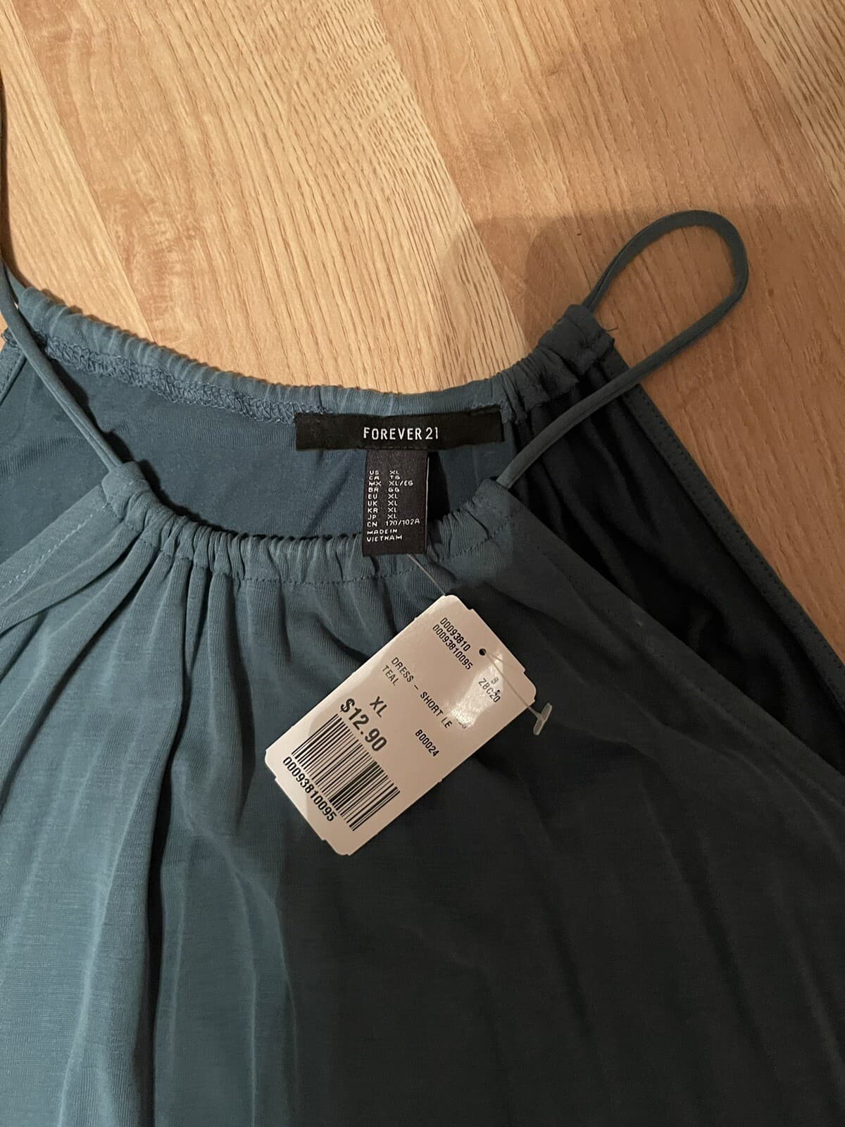 Forever 21 Teal short dress XL NWT - Thumbnail 2